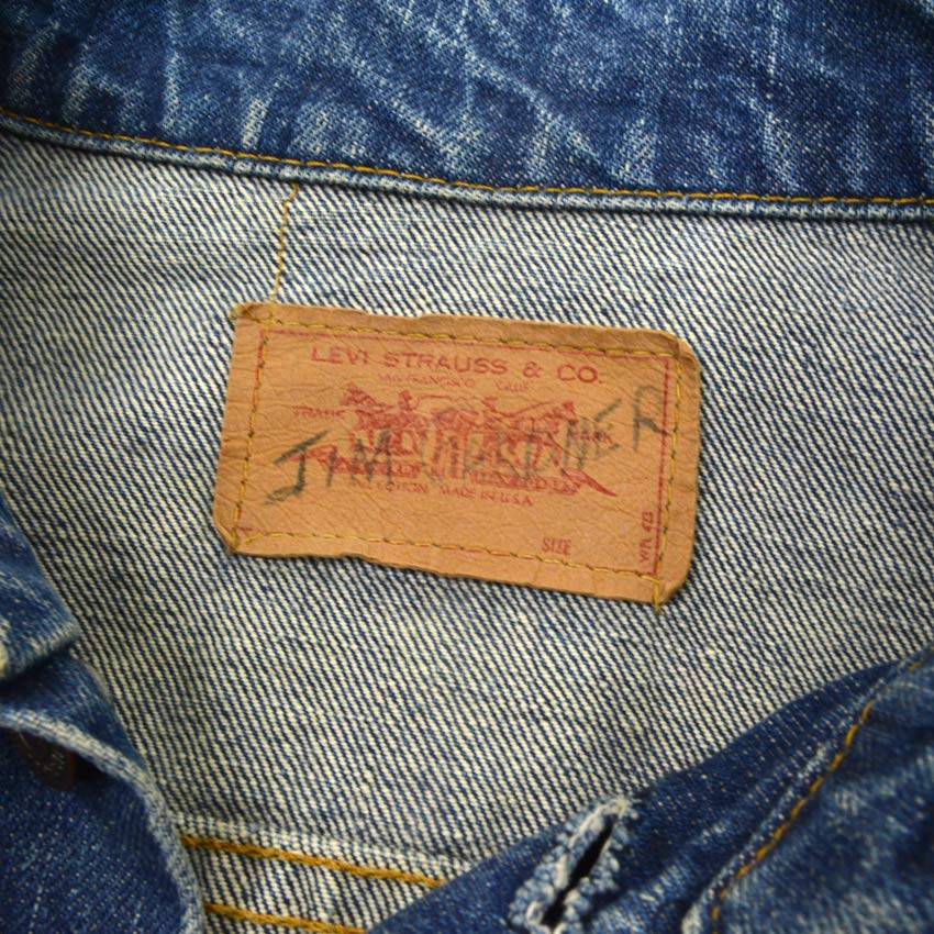 70's Levi's 70505 Small-e Denim Jacket .. Road trip 2017