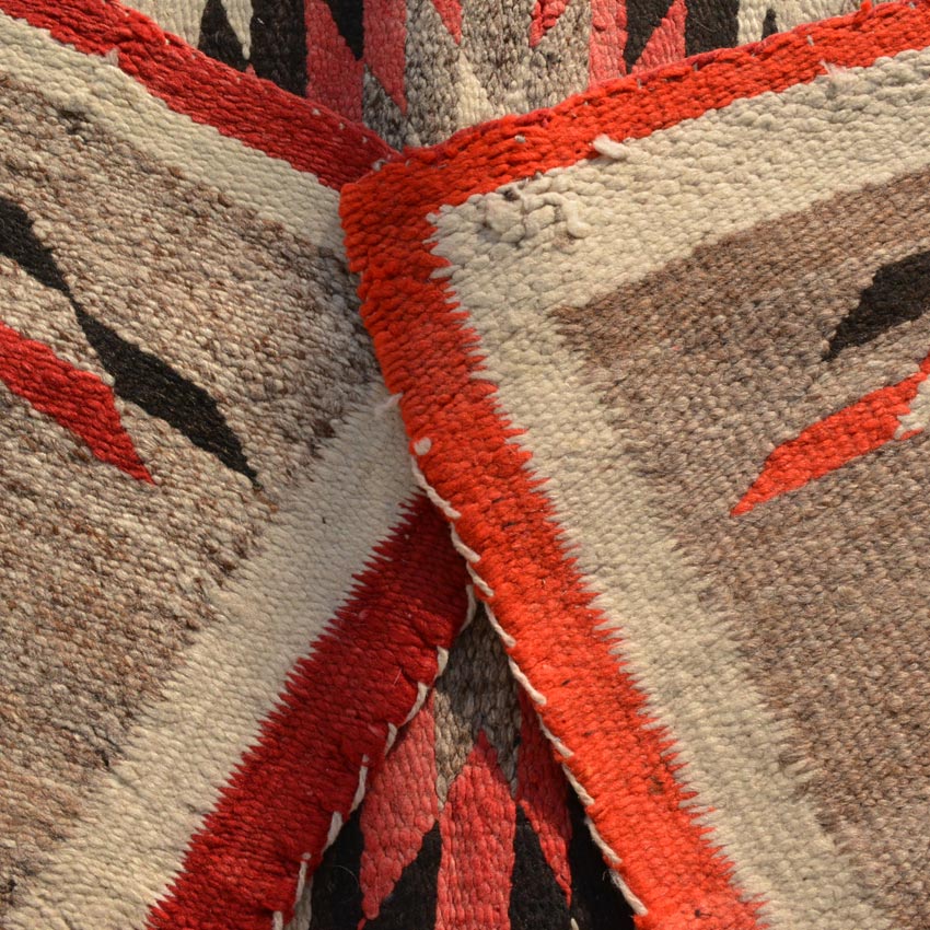 ~1930's Navajo Rug 'Eye dazzler' 2...90cm×154cm