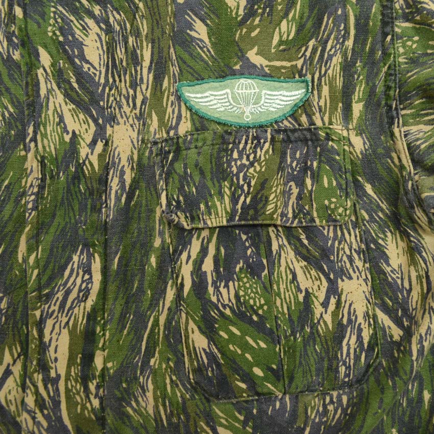 70's~ 'Greek seaweed pattern' Military BDU Jacket...