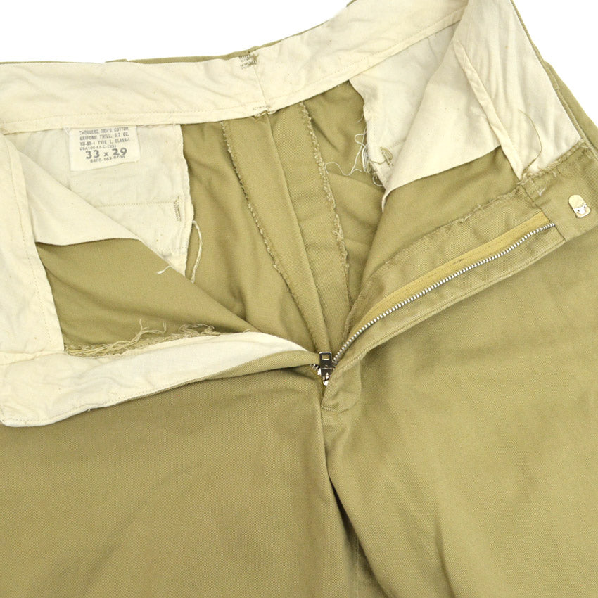 60's US ARMY Chino Trousers... W31 x L28