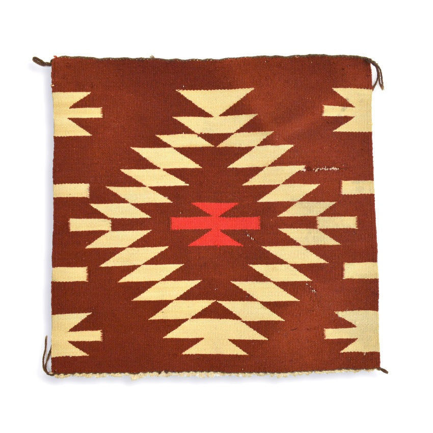 circa 1940's~ Navajo Rug Brown... 50cm×50cm