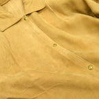 60s-style deerskin jacket with happi coat sleeves...