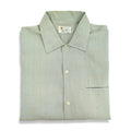 60's Van Cort Rayon Shirt, Mint Green... Size M, One Wash