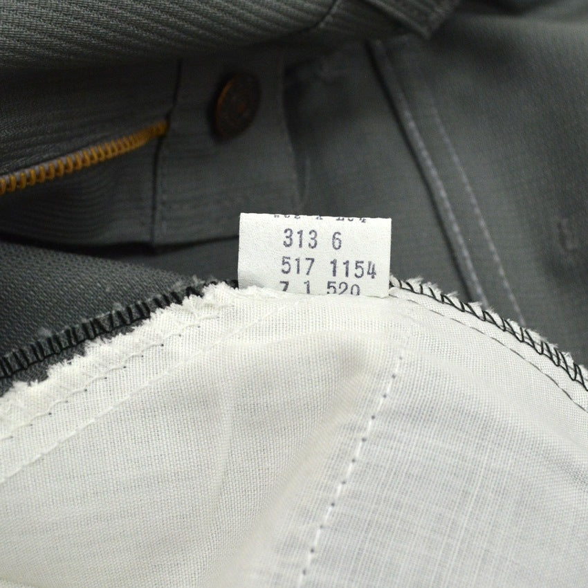 ~80's Deadstock Levi's 517 STA-PREST Pique Grey... W32×L34