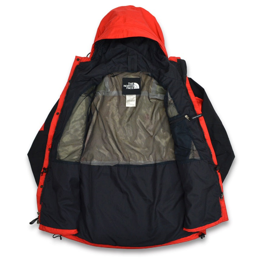 90's THE NORTH FACE Mountain Light Jacket, Red x Black...