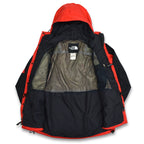 90's THE NORTH FACE Mountain Light Jacket, Red x Black...
