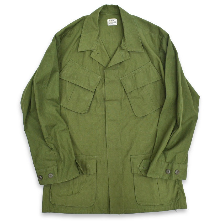 70's Deadstock US ARMY Jungle Fatigue Jacket ... SR
