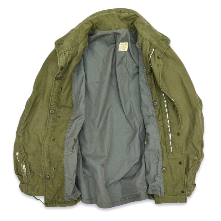 60's US ARMY M-65 2nd type, gray liner... SHORT-SMALL