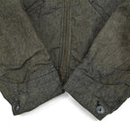 1950s- Casey Jones Black Chambray Work Jacket... 40