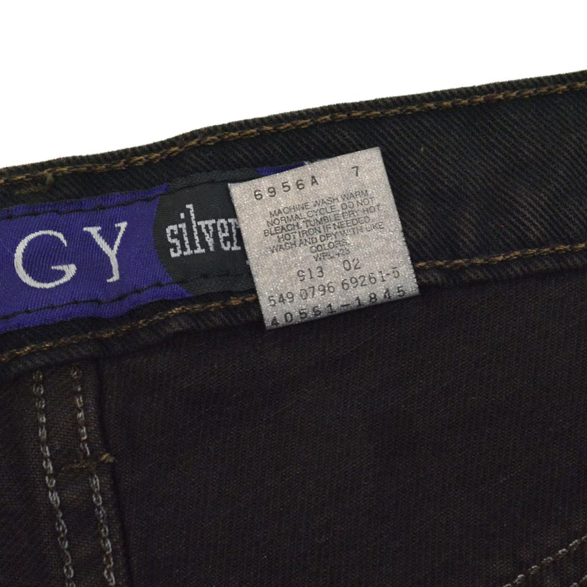90's Deadstock Levi's silver Tab 'BAGGY' Black Denim Pants... 34×30