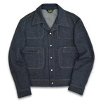 70's Lee jersey material trucker style jacket... LR