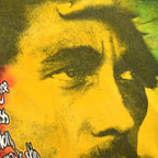 90's FRUIT OF THE LOOM ' BOB MARLEY ' T-SHIRT ... XL