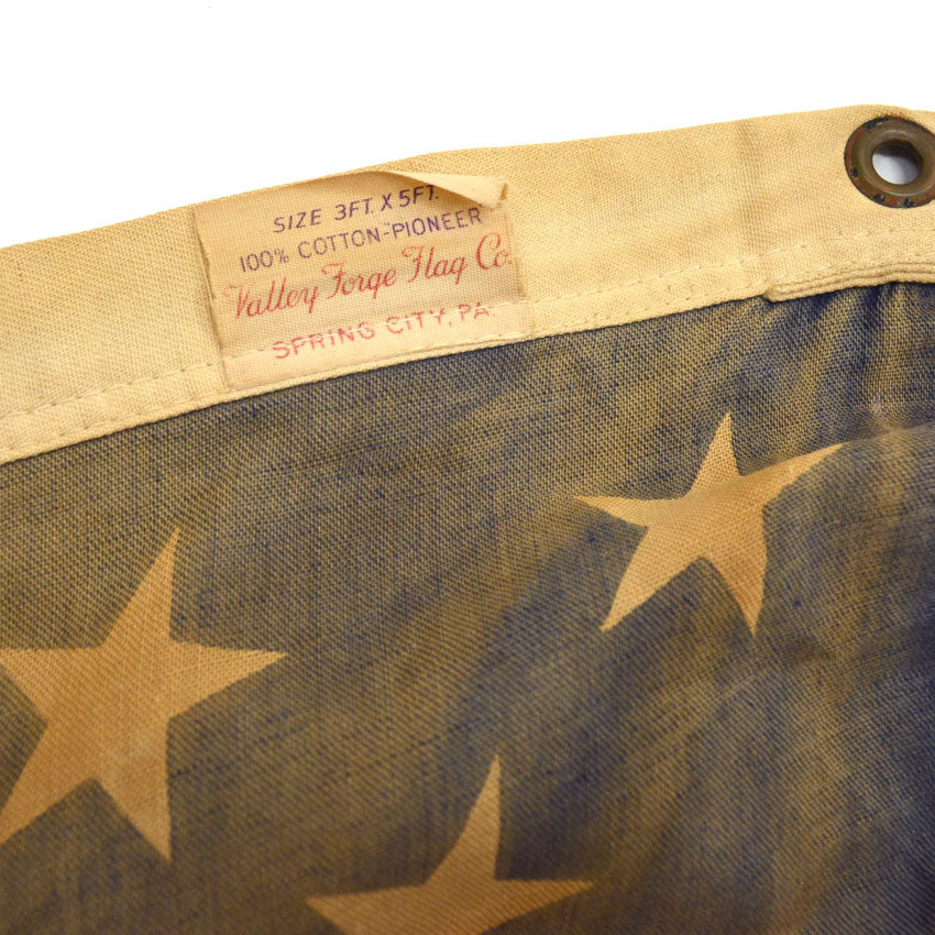 Vintage 50 Star American Flag All Cotton with Print Stars ... 86cm×147cm