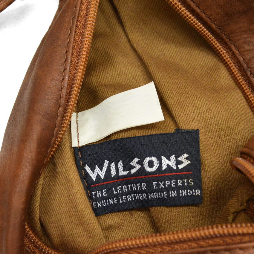 90's Wilsons Gourd-shaped Small Leather Bag...