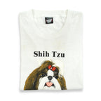 80's SCREEN STARS 'Shih Tzu' Shih Tzu dog print T-shirt... L