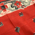 1880's~ MARTHA. WASHINGTON. SH GREENE & SONS. TURKEY RED BANDANA...