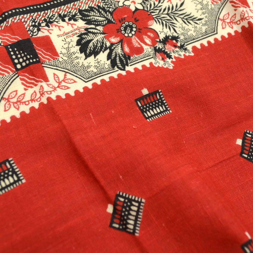 1880's~ MARTHA. WASHINGTON. SH GREENE & SONS. TURKEY RED BANDANA...