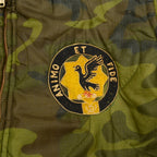 60's VIETNAM TOUR JACKET (Vietnamese Tour Jacket) Camouflage Squadron Embroidery... about M