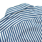 1980's BANANA REPUBLIC SAFARI & TRAVEL STRIPE SHIRT...S