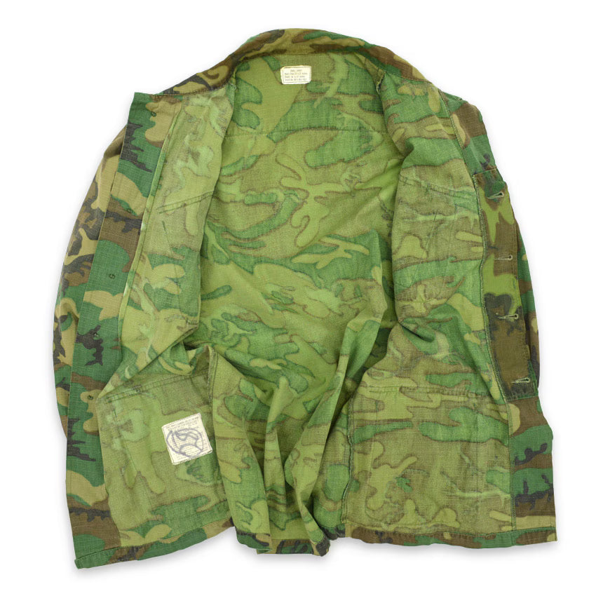 70's USMC ERDL Brown Leaf Jungle Fatigue Jacket ... SS