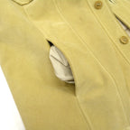 80s Calvin Klein suede leather jacket, made in Italy... L