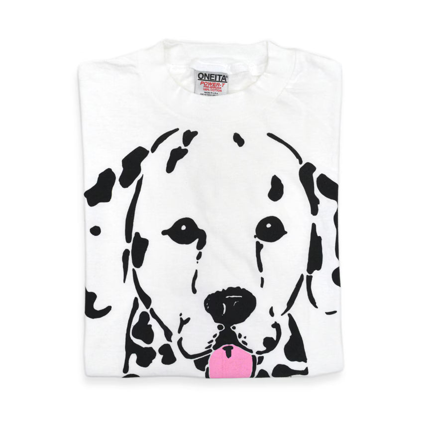 90's Deadstock ONEITA DALMATIAN DOG T-SHIRT...L