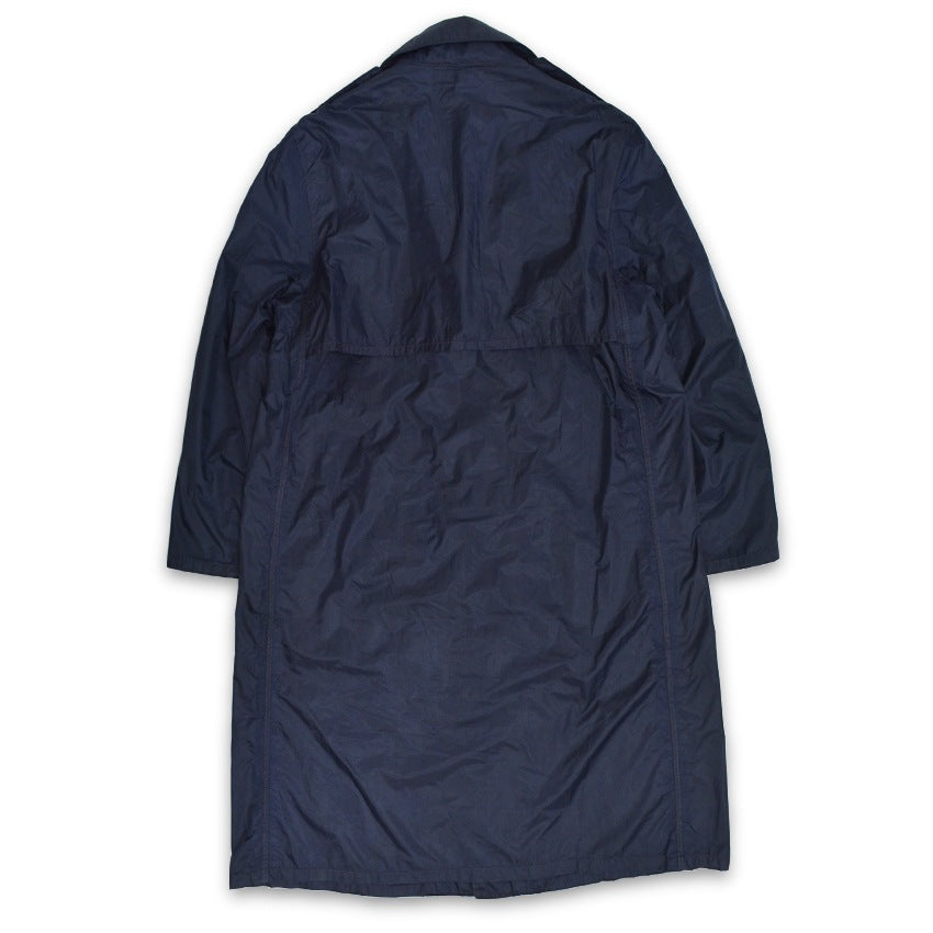 70's USAF RAINCOAT NYLON BLUE...40R