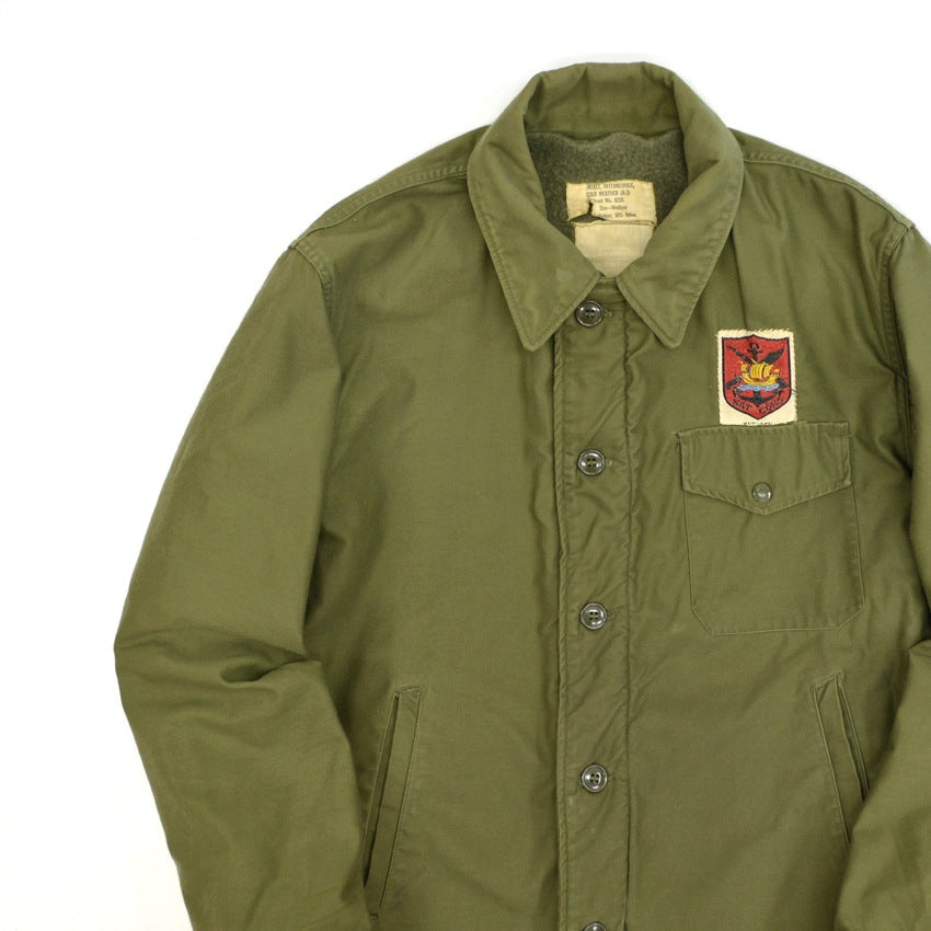 60's US Navy A-2 Early Jacket with South Vietnam Junk Force Patch ... M