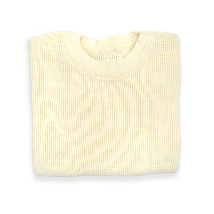 1960's USNAVY EXTREME COLD WEATHER CIRCULAR WAFFLE UNDERSHIRT ... L