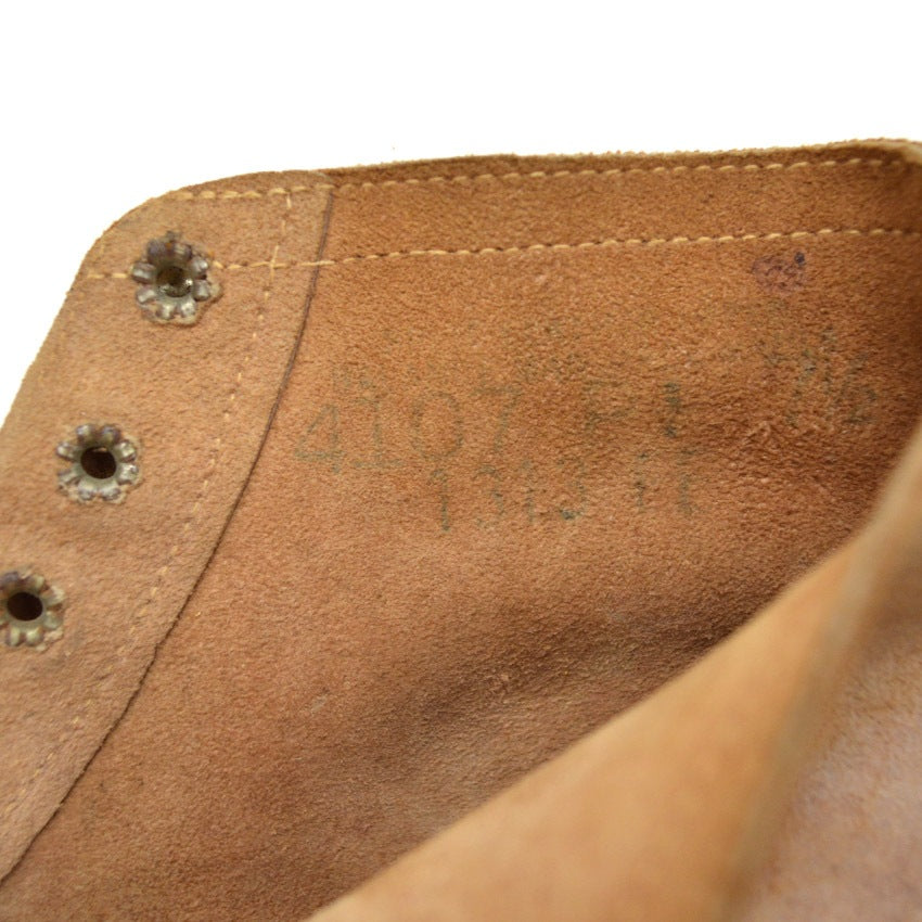 Circa 1950's OLD MONKEY BOOTS CORK SOLE MINT... 71/2