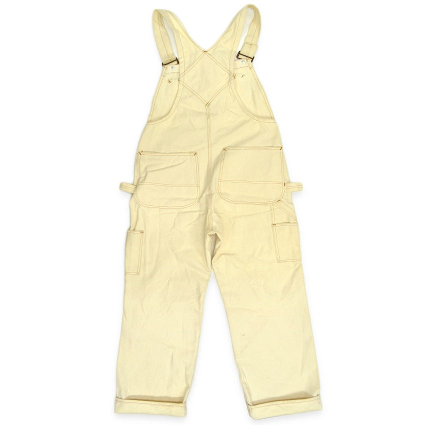 1970's BIGMAC 生成り DOUBLE KNEE OVERALL WITH APRON ... W34 L31