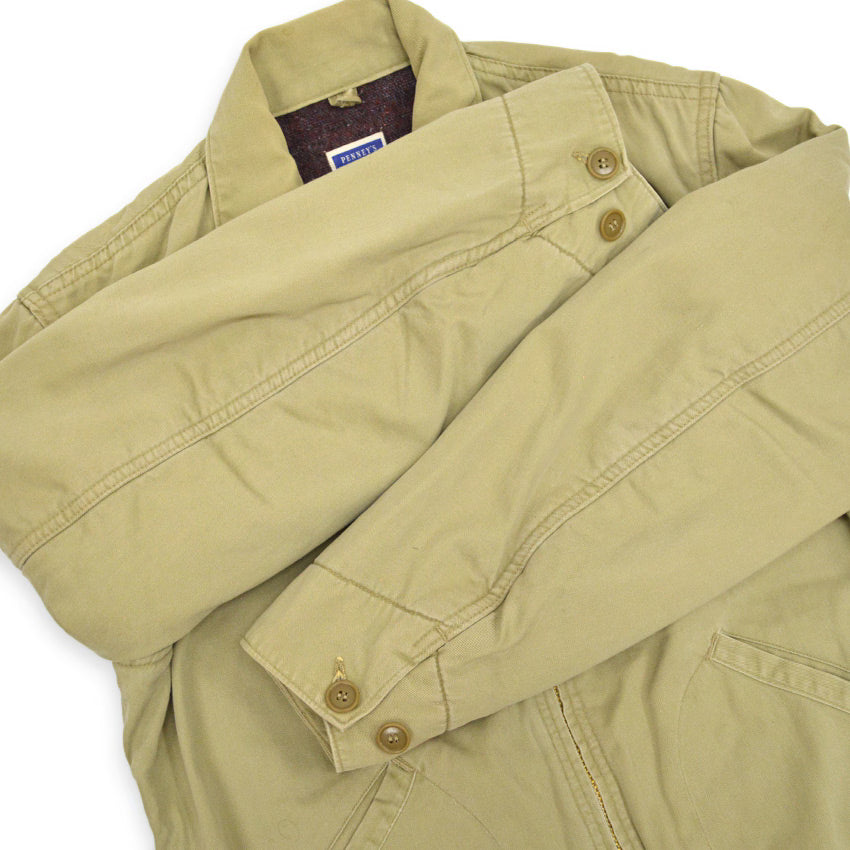 1950's~ BIGMAC PENNEY'S COTTON TWILL WORK JACKET BLANKET...