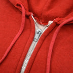 〜1980's DOUBLE FACE THERMAL RED ZIPUP HOODIE ... L
