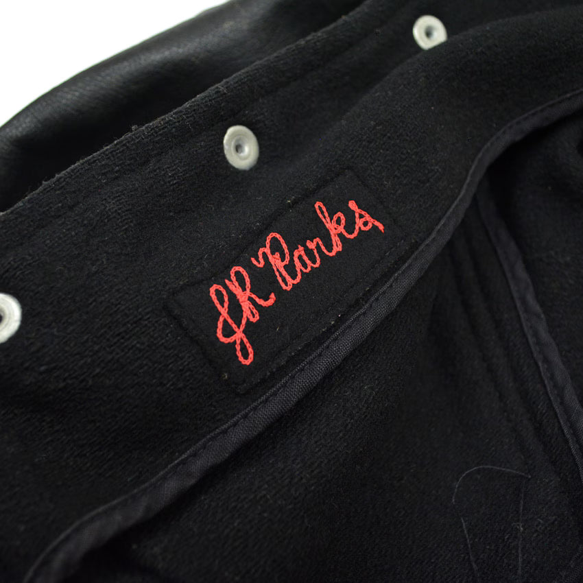 1950's LOWE & CAMPBELL BLACK AWARD JACKET... 42