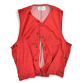 1960's USNAVY FLIGHT DECK CREW VEST RED...L/XL