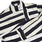 1950's VARSITY JAIL BIRDS STRIPES COSTUME SHIRT ... M
