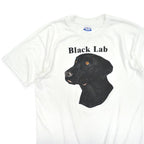 1990's Hanes Black lab Dog Print T-shirt...L