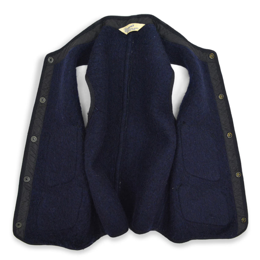 1950's BROWN'S BEACH VEST NAVY ... Fits like 36