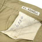 1950's USMC OXFORD SHIRT & KHAKI CHINO TROUSERS...
