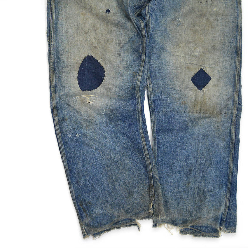 1930's Montgomery Ward Buckle Back Denim Pants... W32 L29.5