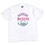 1980s Deadstock SCREEN STARS BEST '24-Hour Bitch!!' T-SHIRT ... L