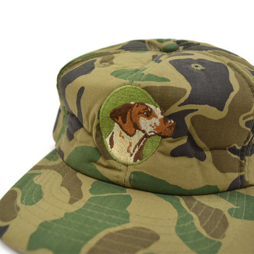 1980's Dog Embroidery Camo Cap...