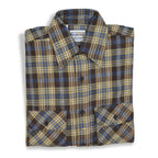 1980's DEADSTOCK FIVE BROTHER LIGHT FLANNEL SHIRT...M
