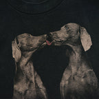1990's FRUIT OF THE LOOM WILLIAM WEGMAN FOTOFOLIO T-SHIRT ... XL