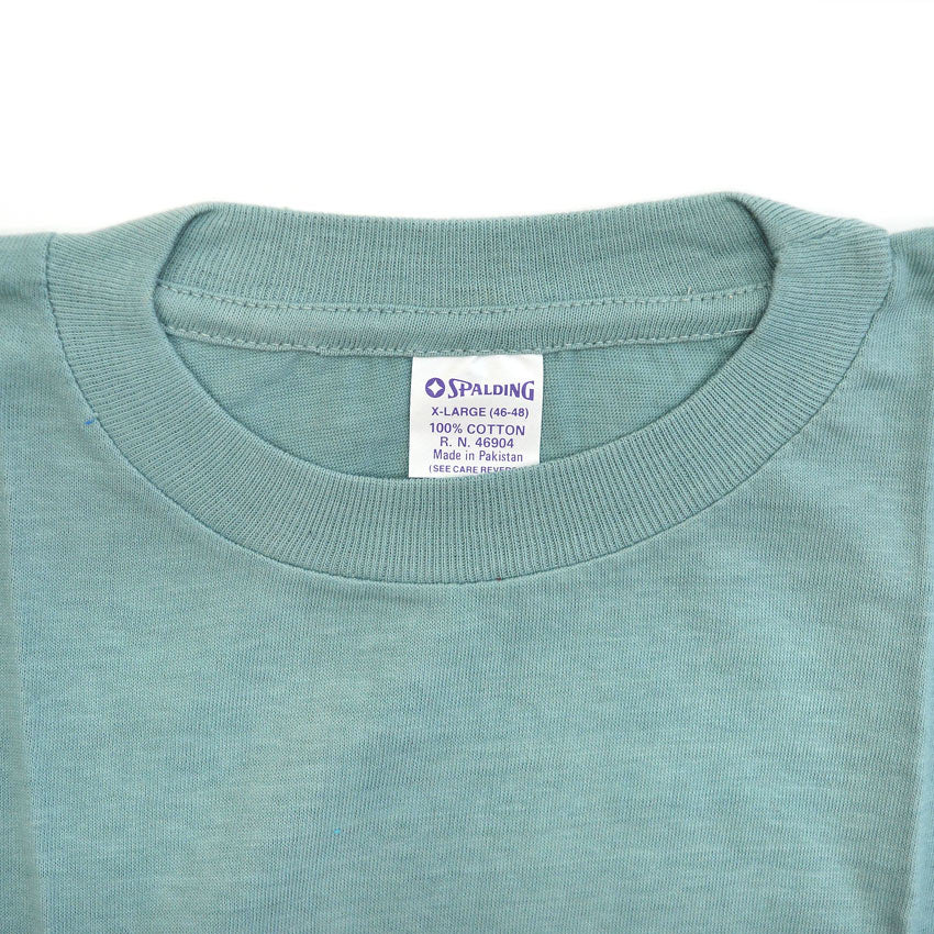 1980's DEADSTOCK SPALDING パキ綿 POCKET PACK TEE ... XL