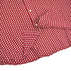 1960's〜 Deora Square Dots Rayon S/S Shirt Blood ... 40