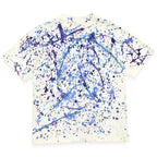1990's BELTON Abstract Art Painting T-shirt... L