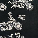 1990's FRUIT OF THE LOOM FASHION VICTIM SKULL SEX CUT OFF ... L
