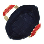 1980's LLBEAN DELUXE BOAT AND TOTE NAVY & RED MINT... LARGE