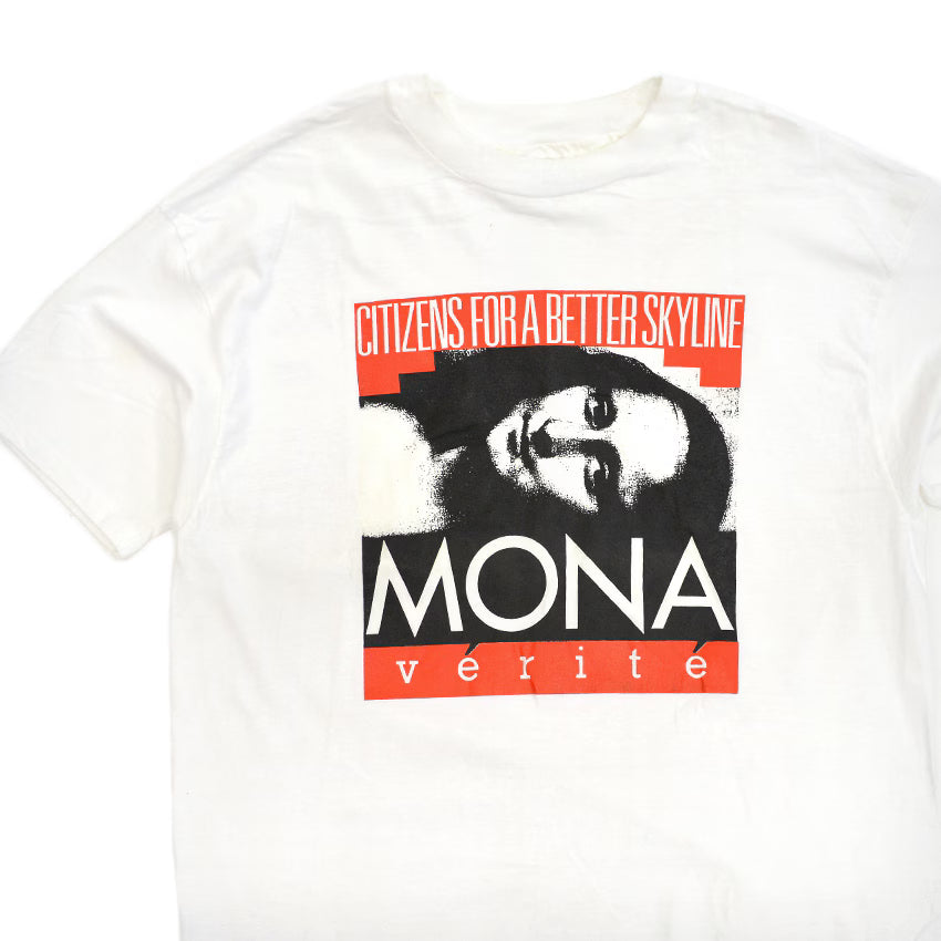 1980's~ Hanes BEEFY-T MONA ART T-SHIRT... XL